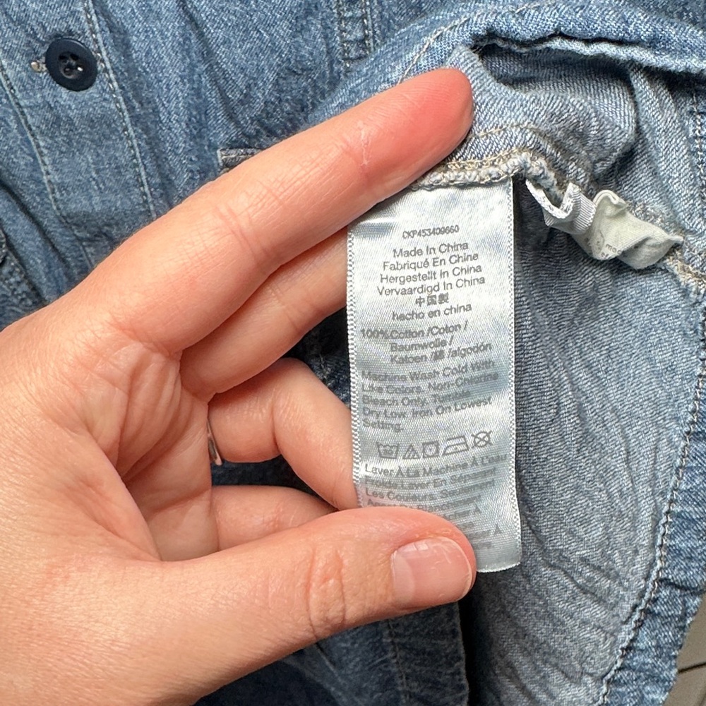 Madewell Denim Utility Shirtdress - Picture 9 of 13